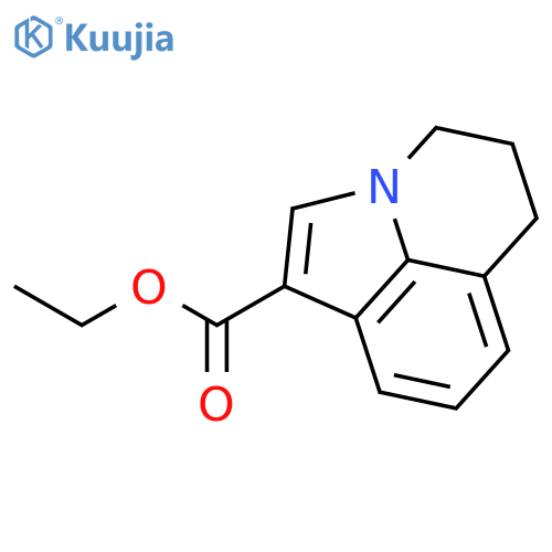 ethyl 5,6-dihydro-4H-pyrrolo3,2,1-ijquinoline-1-carboxylate structure