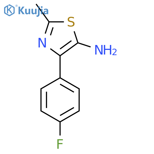 4-(4-Fluorophenyl)-2-methylthiazol-5-amine structure