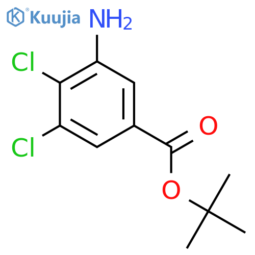 Tert-butyl 3-amino-4,5-dichlorobenzoate structure