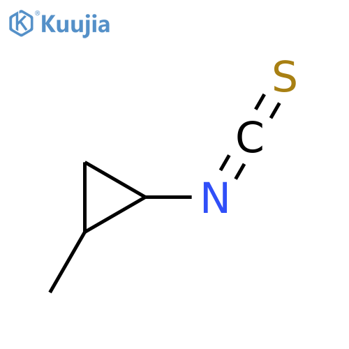 1-isothiocyanato-2-methylcyclopropane, Mixture of diastereomers structure