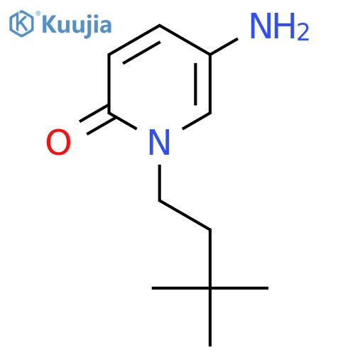 5-Amino-1-(3,3-dimethylbutyl)-1,2-dihydropyridin-2-one structure