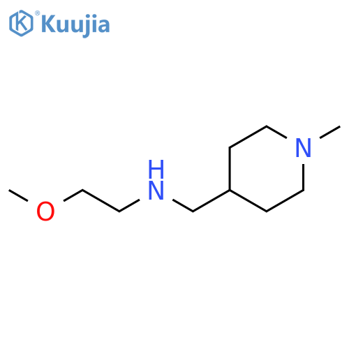 (2-Methoxyethyl)(1-methylpiperidin-4-yl)methylamine structure