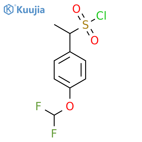 1-[4-(Difluoromethoxy)phenyl]ethanesulfonyl chloride structure
