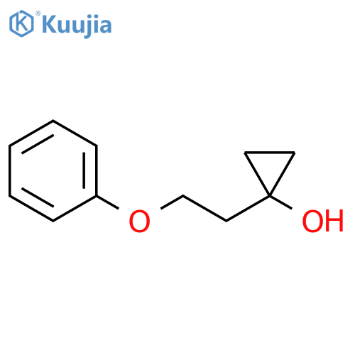 1-(2-phenoxyethyl)cyclopropan-1-ol structure