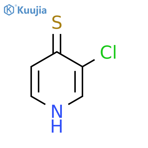 3-Chloropyridine-4-thiol structure