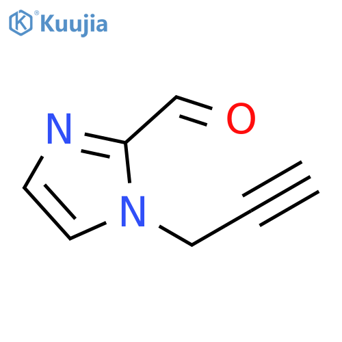1-(prop-2-yn-1-yl)-1H-imidazole-2-carbaldehyde structure
