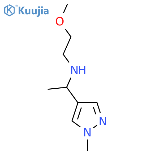(2-methoxyethyl)1-(1-methyl-1H-pyrazol-4-yl)ethylamine structure
