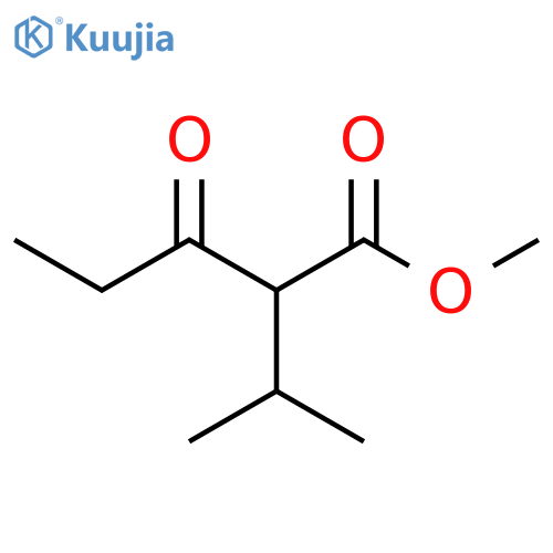 methyl 3-oxo-2-(propan-2-yl)pentanoate structure