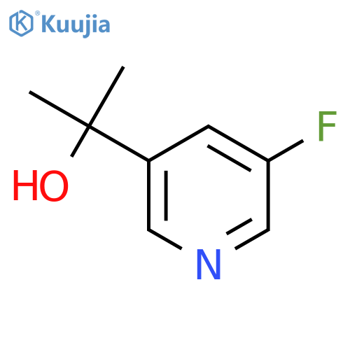 2-(5-fluoropyridin-3-yl)propan-2-ol structure
