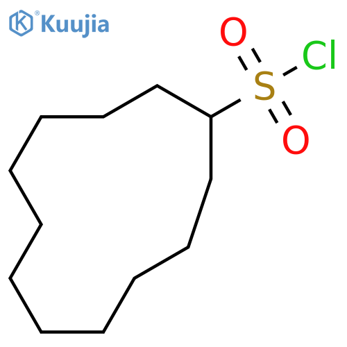 Cyclododecanesulfonyl chloride structure