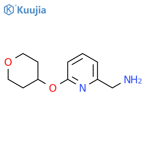 [6-(Oxan-4-yloxy)pyridin-2-yl]methanamine structure