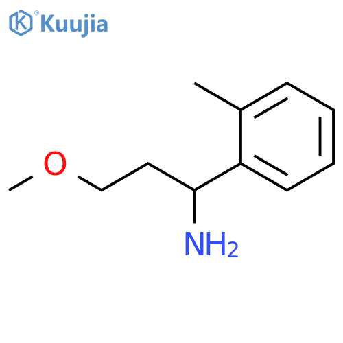 3-METHOXY-1-(2-METHYLPHENYL)PROPAN-1-AMINE structure