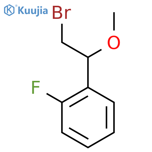 1-(2-Bromo-1-methoxyethyl)-2-fluorobenzene structure