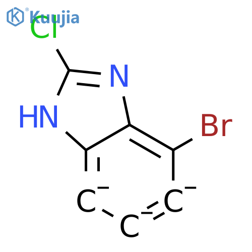 4-bromo-2-chloro-1H-benzodimidazole structure