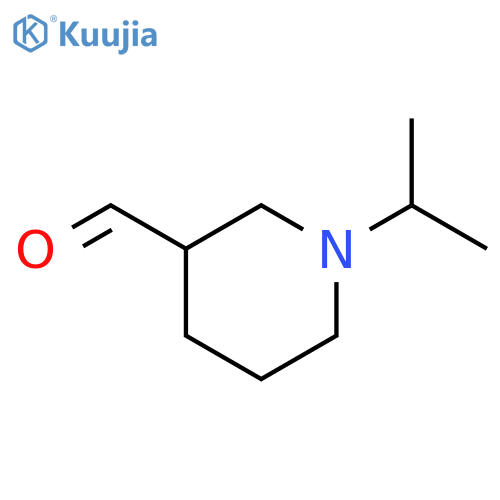 1-(propan-2-yl)piperidine-3-carbaldehyde structure