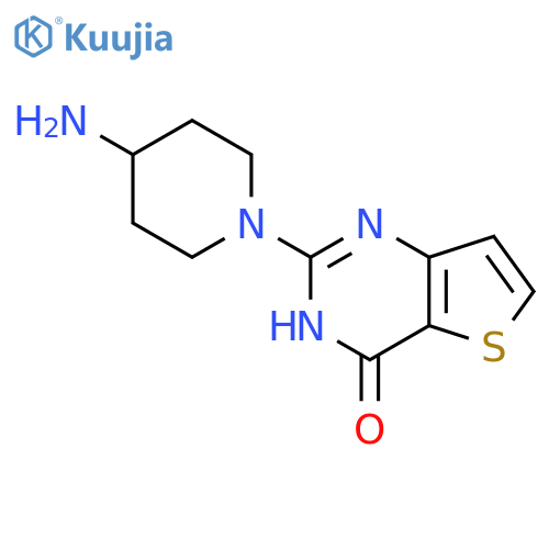 2-(4-Aminopiperidin-1-yl)thieno[3,2-d]pyrimidin-4(3H)-one structure