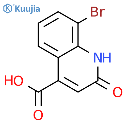 8-Bromo-2-oxo-1,2-dihydroquinoline-4-carboxylic acid structure