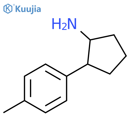 2-(4-methylphenyl)cyclopentan-1-amine structure