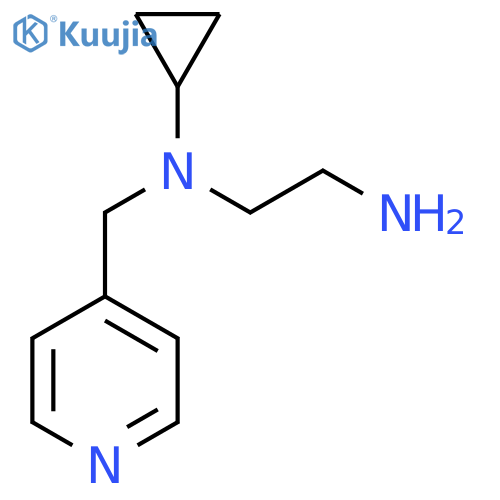 N*1*-Cyclopropyl-N*1*-pyridin-4-ylmethyl-ethane-1,2-diamine structure
