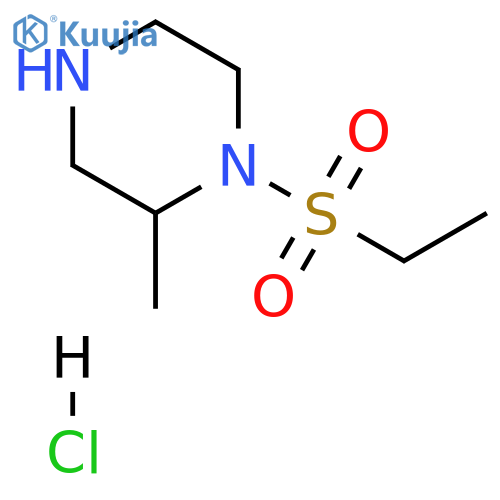1-(ethylsulfonyl)-2-methylpiperazine hydrochloride structure