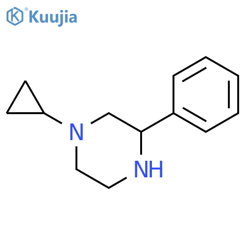1-Cyclopropyl-3-phenylpiperazine structure