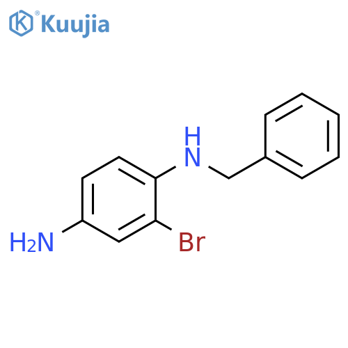 1-N-Benzyl-2-bromobenzene-1,4-diamine structure