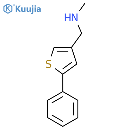 N-Methyl-1-(5-phenylthiophen-3-yl)methanamine structure