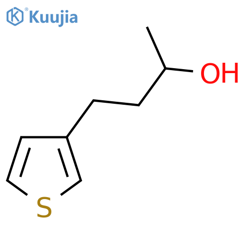 4-(thiophen-3-yl)butan-2-ol structure