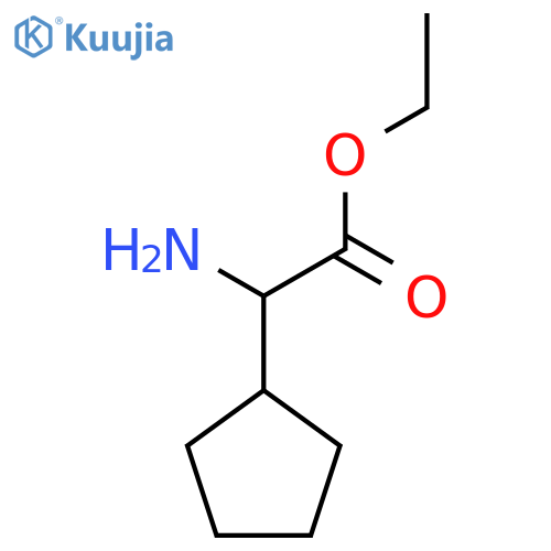 ethyl 2-amino-2-cyclopentylacetate structure