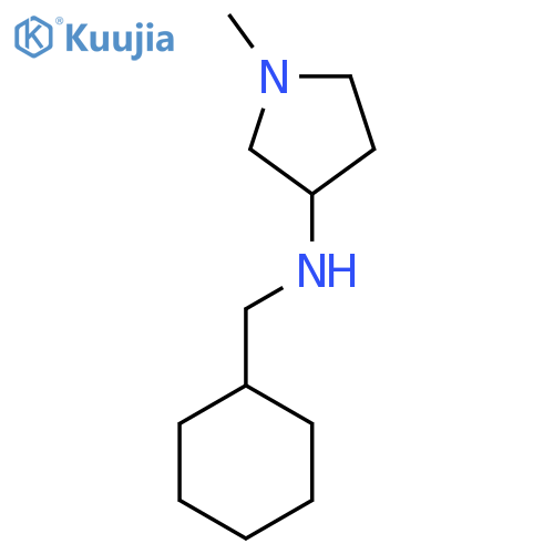 N-(cyclohexylmethyl)-1-methylpyrrolidin-3-amine structure