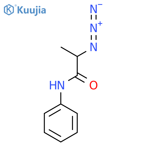 2-Azido-N-phenylpropanamide structure