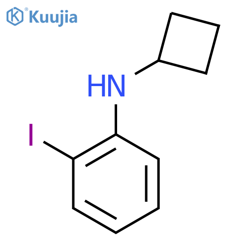 N-Cyclobutyl-2-iodoaniline structure
