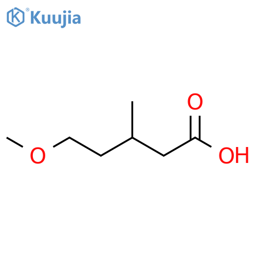 Pentanoic acid, 5-methoxy-3-methyl- structure