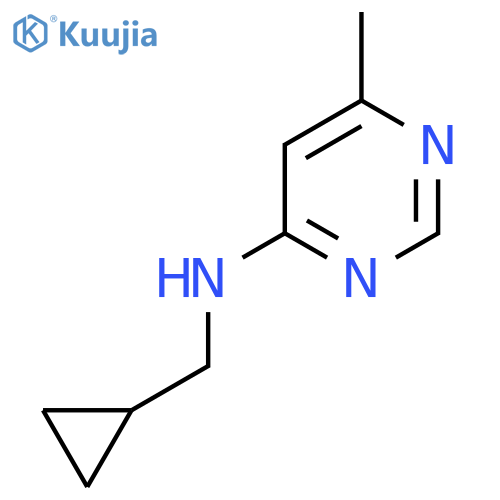 N-(Cyclopropylmethyl)-6-methylpyrimidin-4-amine structure