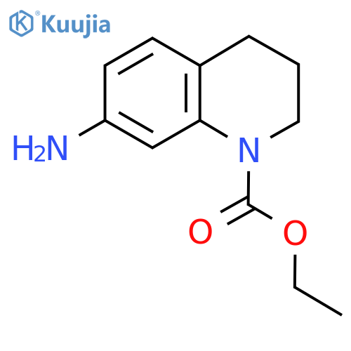 Ethyl 7-amino-3,4-dihydroquinoline-1(2H)-carboxylate structure