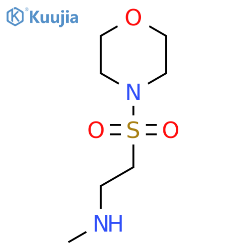 Methyl[2-(morpholine-4-sulfonyl)ethyl]amine structure