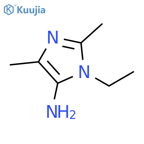 1-ethyl-2,4-dimethyl-1H-imidazol-5-amine structure