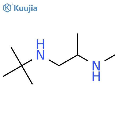 [1-(Tert-butylamino)propan-2-yl](methyl)amine structure