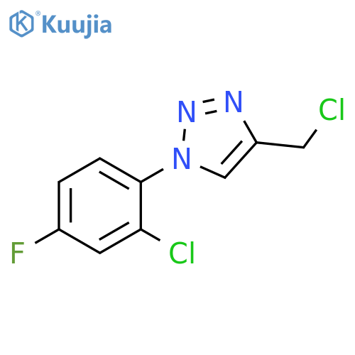 1-(2-Chloro-4-fluorophenyl)-4-(chloromethyl)-1H-1,2,3-triazole structure