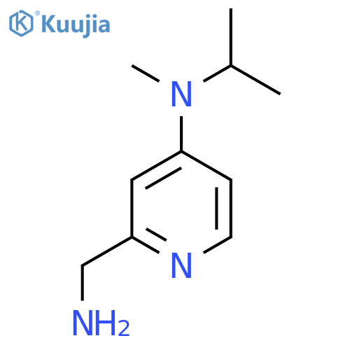 2-(Aminomethyl)-N-methyl-N-(propan-2-YL)pyridin-4-amine structure