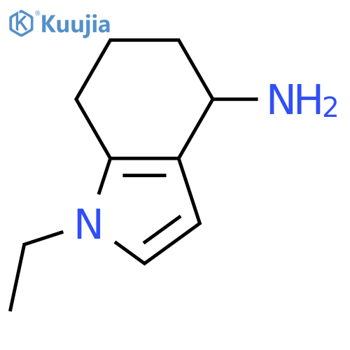 1H-Indol-4-amine, 1-ethyl-4,5,6,7-tetrahydro-  structure