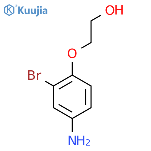 2-(4-amino-2-bromophenoxy)ethan-1-ol structure