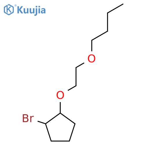 1-Bromo-2-(2-butoxyethoxy)cyclopentane structure