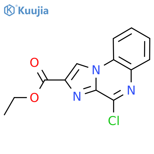 Ethyl 4-chloroimidazo[1,2-a]quinoxaline-2-carboxylate structure