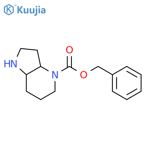 Benzyl hexahydro-1H-pyrrolo[3,2-B]pyridine-4(2H)-carboxylate structure