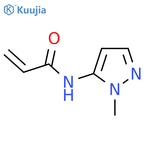 N-(1-methyl-1H-pyrazol-5-yl)prop-2-enamide structure