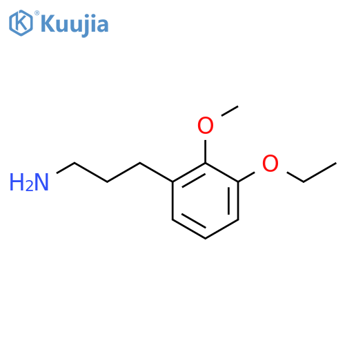 3-(3-Ethoxy-2-methoxyphenyl)propan-1-amine structure