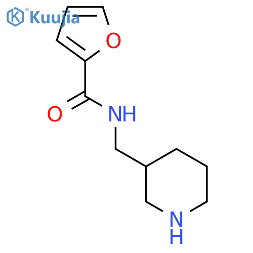 N-[(piperidin-3-yl)methyl]furan-2-carboxamide structure