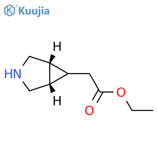 ethyl 2-[rel-(1R,5S,6s)-3-azabicyclo[3.1.0]hexan-6-yl]acetate structure