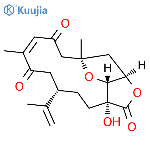 2,14-Methanofuro[3,4-b]oxacyclotridecin-4,7,12(8H)-trione,2,3,9,10,11,11a,14,14a-octahydro-11a-hydroxy-2,6-dimethyl-9-(1-methylethenyl)-,(2R,5Z,9S,11aR,14R,14aR)-rel-(+)- (9CI) structure